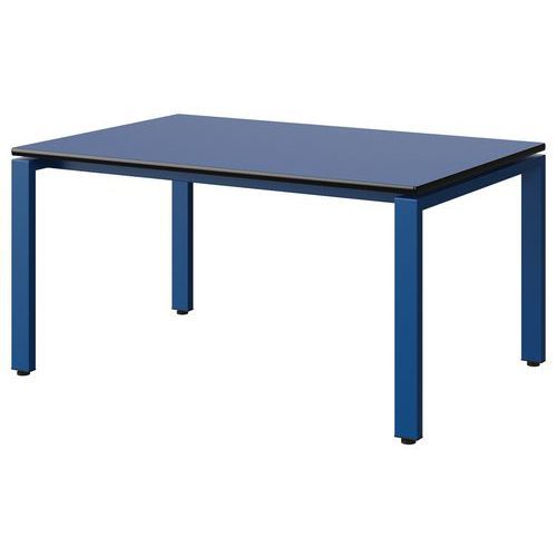 TABLE MALIBU 120X80 T3 SOUDÉ STR BLEU U525/NOIR BLEU 5005