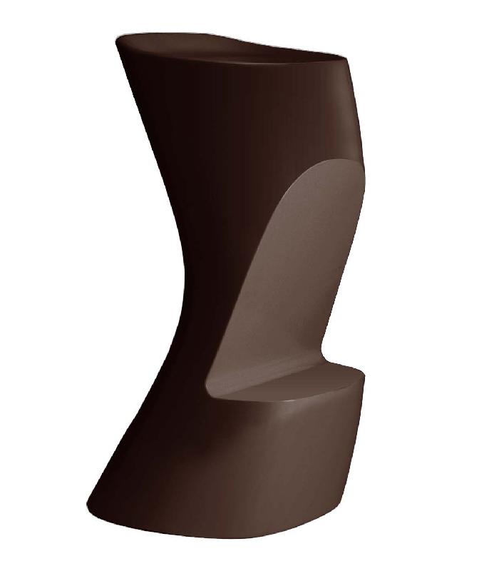 Tabouret haut design in & out NOMA - marron_0