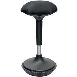 TABOURET, HAUTEUR RÉGLABLE, NOIR