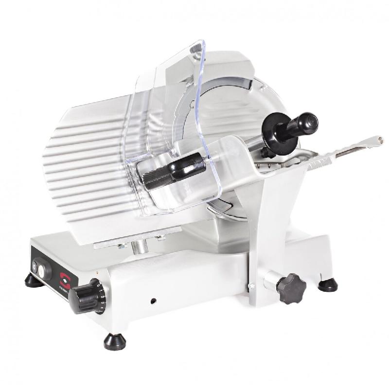 Trancheuse professionnelle GSM-250 avec lame de 250 mm, transmission par courroie, épaisseur de coupe 0-14 mm, moteur ventilé 220W 230V | Sammic - a_0