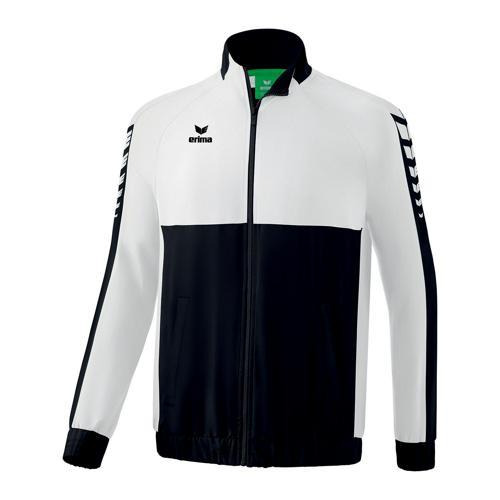 VESTE DE SURVÊTEMENT - ERIMA - SIX WINGS NOIR/BLANC