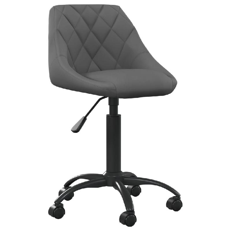 VidaXL Chaise de salle à manger Gris foncé Velours Modèle Orion Smart - 335361_0