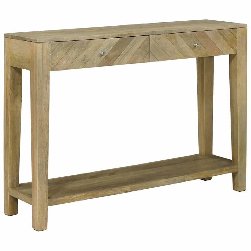 VidaXL Table console avec tiroir Gris naturel 110 x 30 x 80 cm Modèle Jardin Altair Prime Plus - 42003316_0