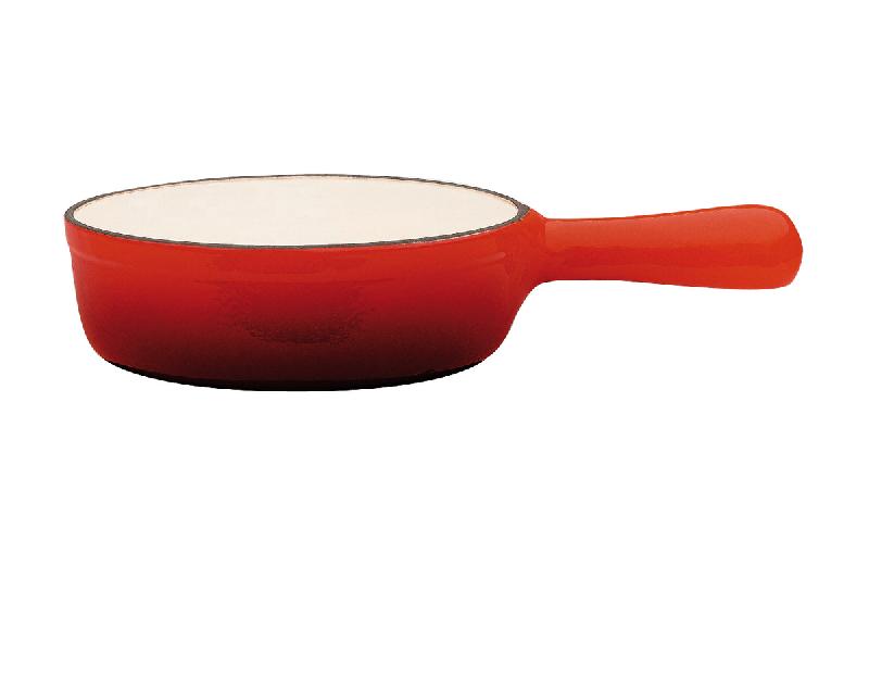 CAQUELON FONTE D'ACIER SANS REVÊTEMENT SANS COUVERCLE Ø 21 CM 8 CM 2,5 L