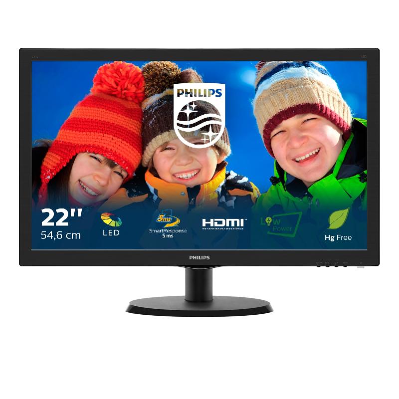 Philips V Line - Moniteur LCD Full HD 21.5'' avec SmartControl Lite et HDMI - 223V5LHSB/00_0