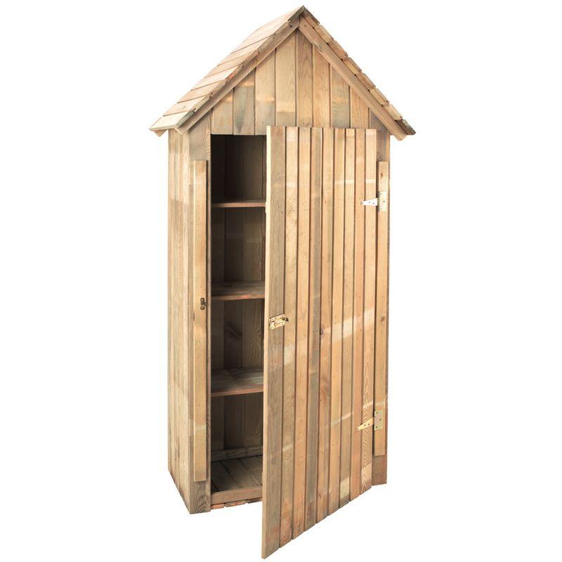 Madeira Rangement Grande Armoire De Jardin Pin Sylvestre Remise