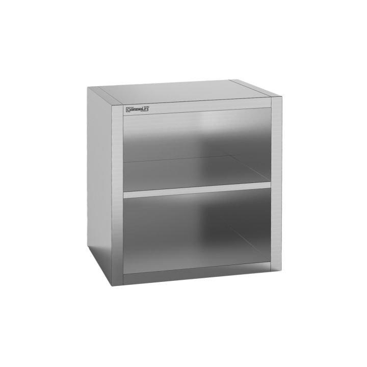 Armoire murale inox ouverte (L)800 x (P)400 mm_0