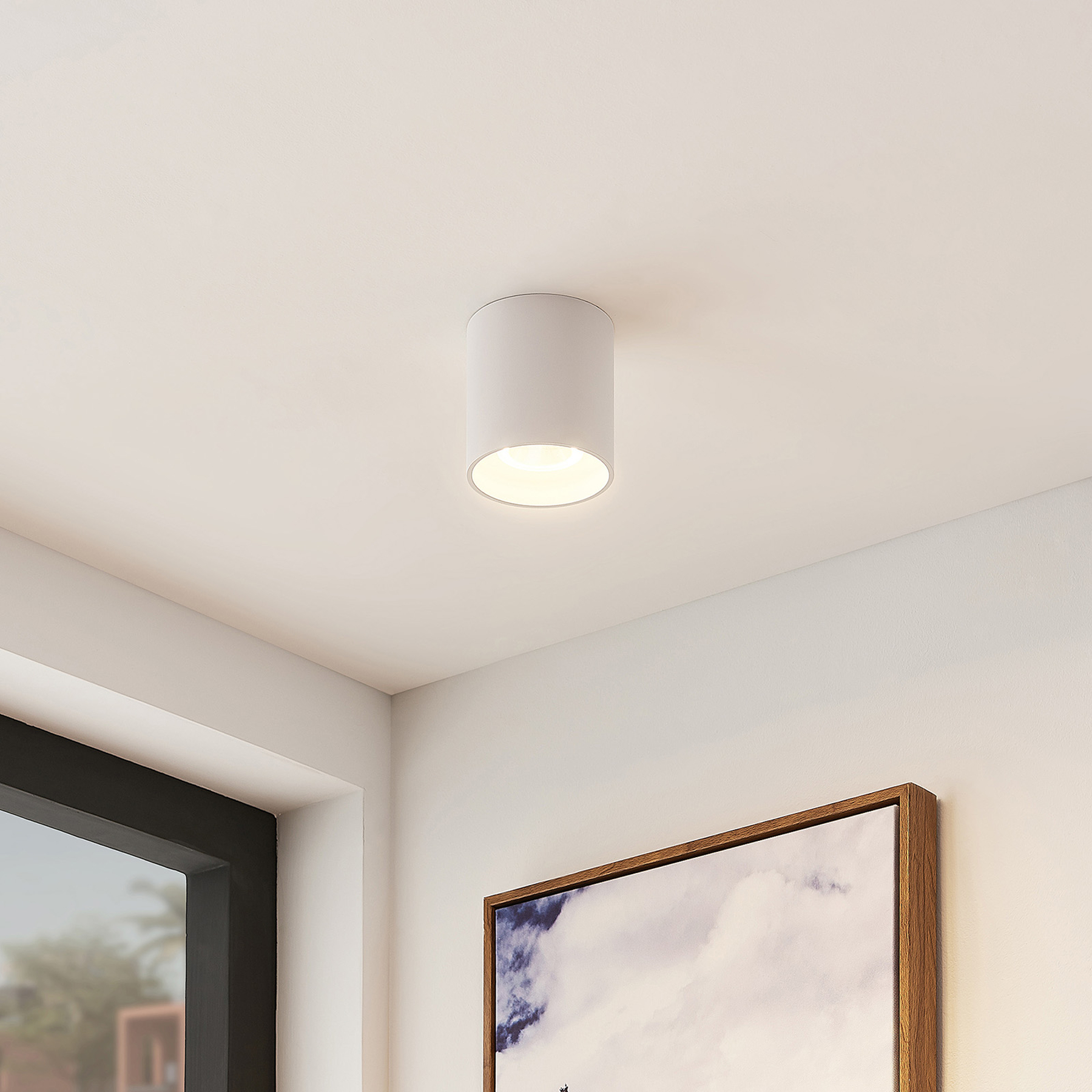 ARCCHIO ARRCHIO PLAFONNIER LED ZAKI ROND BLANC
