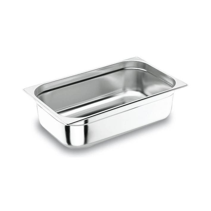 BAC GASTRONORME GN 1/1 EN INOX 18/10 53X 32.5 X 10 CM - LACOR - GASTRONORME