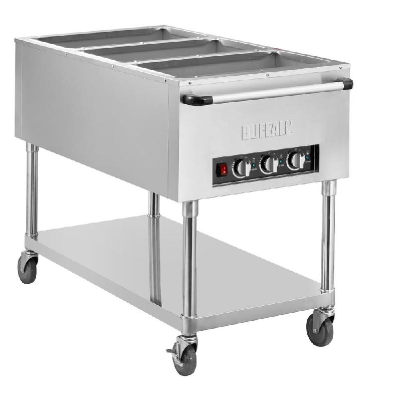 Bain-marie mobile 3x GN 1/1 - Buffalo - JB984_0