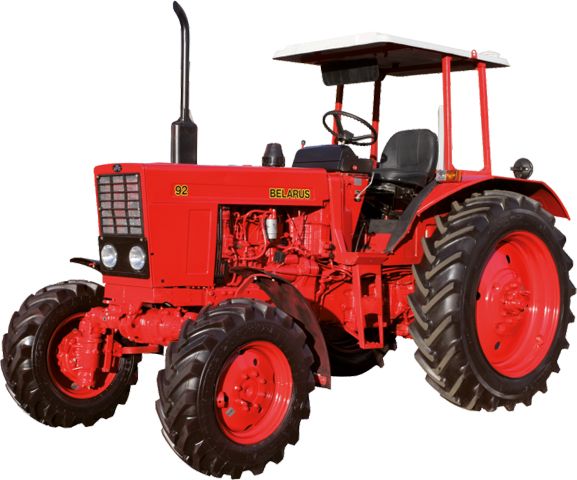 Belarus 92 - Tracteur agricole MTZ Belarus - Diesel 66 kW (90 CV) - 4 cylindres - Réservoir 130 L_0