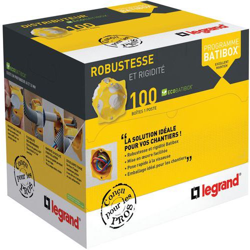 BOÎTES MONOPOSTES DE 50 MM - LEGRAND