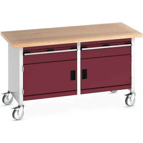 BOTT 1 ÉTABLI ROULANT MONOBLOC AVEC ARMOIRE ET TIROIRS_BOTT