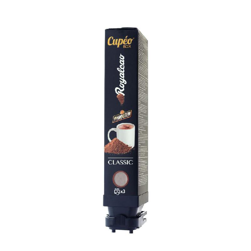 BOX CARTOUCHE DE BOISSONS CHAUDES CUPEO - 40 TASSES CHOCOLAT ROYAL