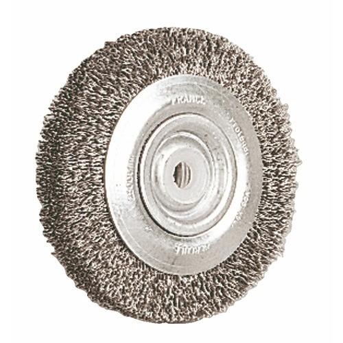 BROSSE ACIER POUR TOURET - DIAMÈTRE 150MM - ÉPAISSEUR 20MM BRICOZOR