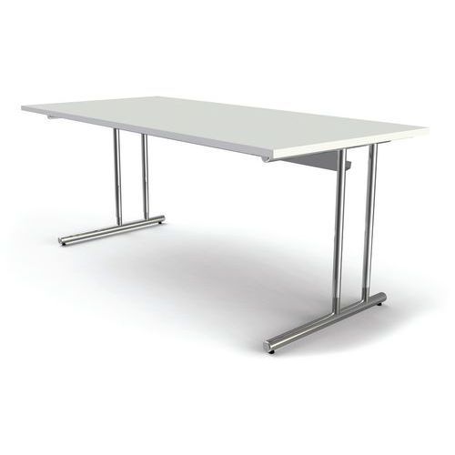 BUREAU - ARTLINE L 1800 X P 800 X H 680-820 MM BLANC