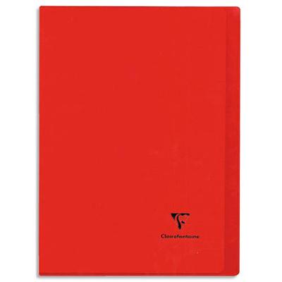 CAHIER CLAIREFONTAINE KOVER BOOK - RELIURE PIQUEE - COUVERTURE POLYPRO - 2 RABATS - 21 X 29,7 CM - 96 PAGES - SEYES