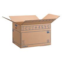 CAISSE DE DÉMÉNAGEMENT MONTAGE MANUEL FELLOWES  TAILLE XL - LOT DE 10
