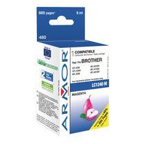 CARTOUCHE OWA COMPATIBLE BROTHER LC1240 MAGENTA POUR IMPRIMANTE JET D'ENCRE