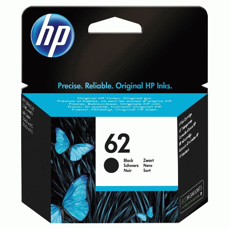 CARTOUCHE ENCRE HP 62 NOIRE