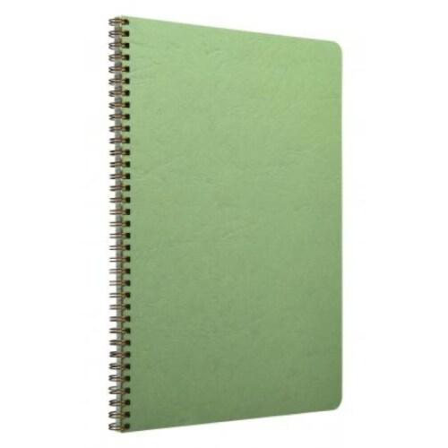 Clairefontaine Lot de 5 Cahier Age Bag A4, 100p./50 feuilles 90 g/m² reliure intégrale, couv. Coloris vert, quadrillé 5x5 - 3329687814234_0