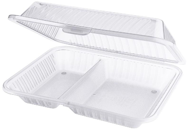 Contacto Bac à menu Eco-Takeout 25,5 x 21 x 7,5 cm, blanc - blanc plastique 1102/250_0