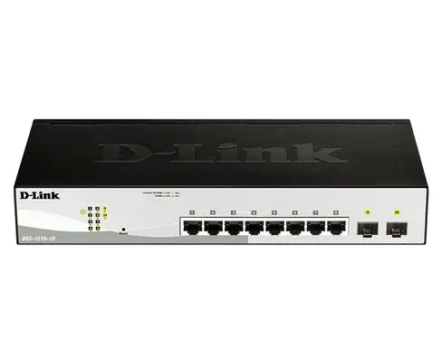 D-LINK 10-Port Gigabit Smart Switch with 2 SFP ports_0
