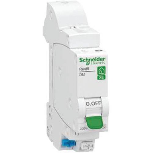 DISJONCTEUR MODULAIRE - 1P+N - 10A - COURBE C - RESI9 XE - SCHNEIDER ELECTRIC