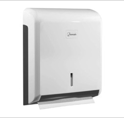 Distributeur Cleanline Zig-Zag - Capacité 400 à 600 essuie-mains - Pour sanitaires, écoles, hôtels et plus_0
