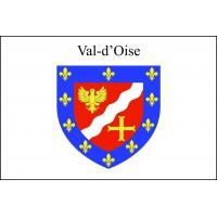 DRAPEAU VAL D'OISE : DIMENSIONS - 50 X 75 CM