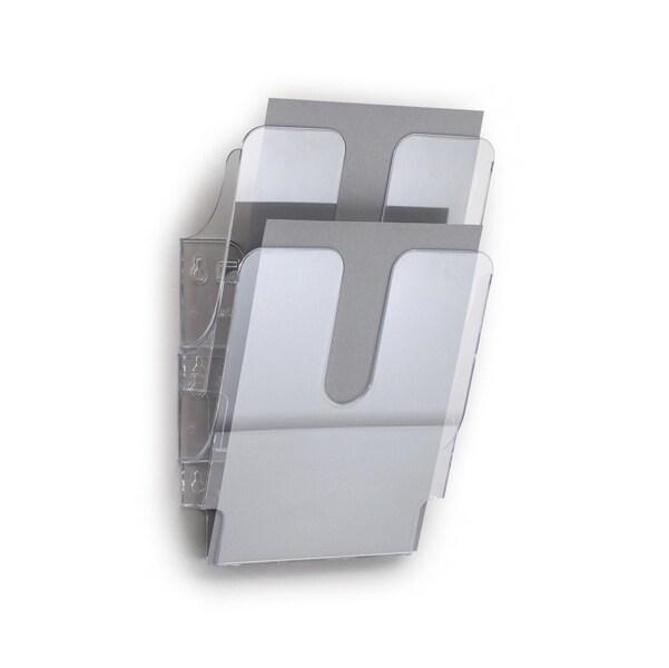 DURABLE FlexiPlus Porte-brochures DIN A4 Polystyrène Transparent 24,7 x 10 x 36 cm 2 pièces - transparent papier 1709008400_0