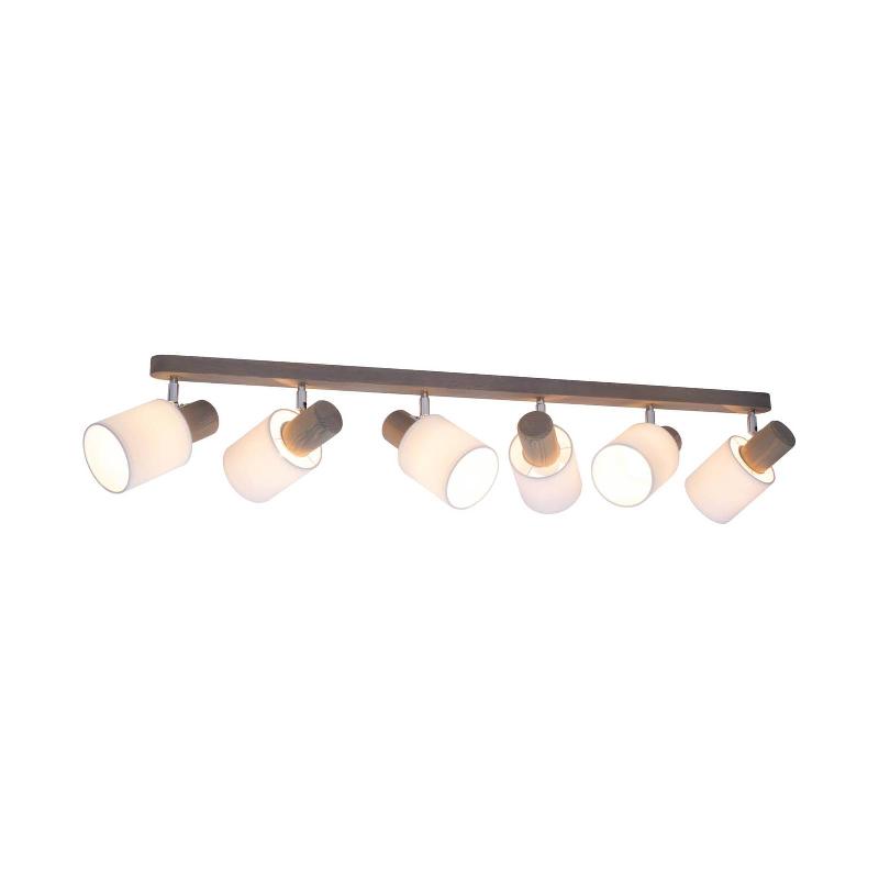 ENVOSTAR NALE 2 PLAFONNIER À 6 LAMPES PIN GRIS