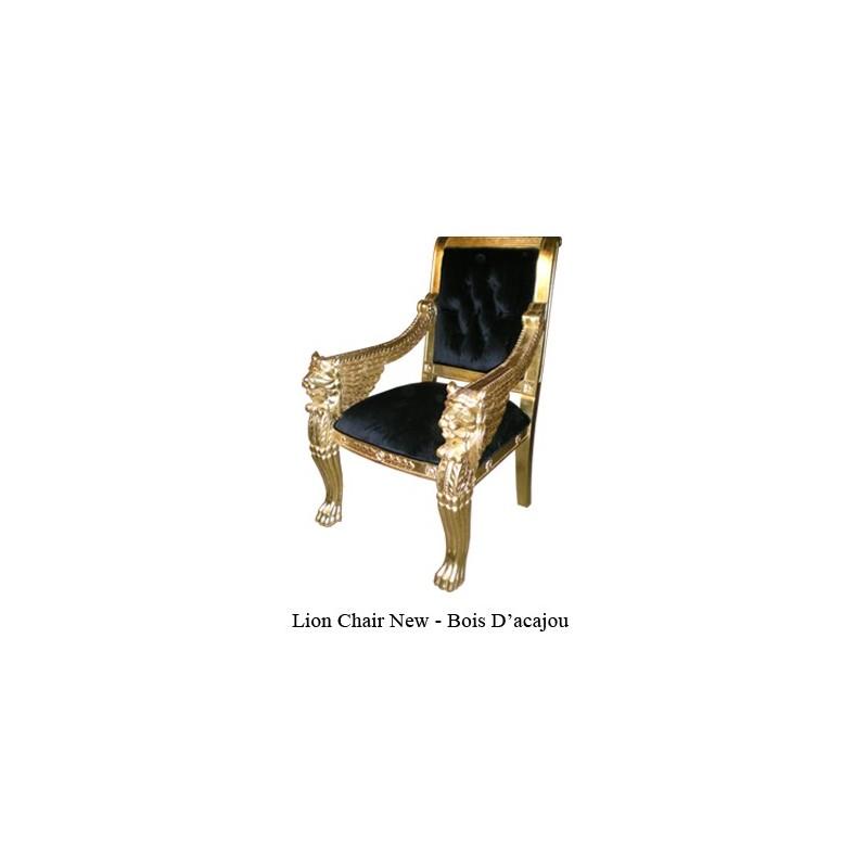 FAUTEUIL BAROQUE LION NEW