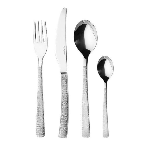 FOURCHETTE À POISSON EN INOX 18/10 DE 3,5MM - LOT DE 6 - GUY DEGRENNE - ASTRÉE CISELÉ