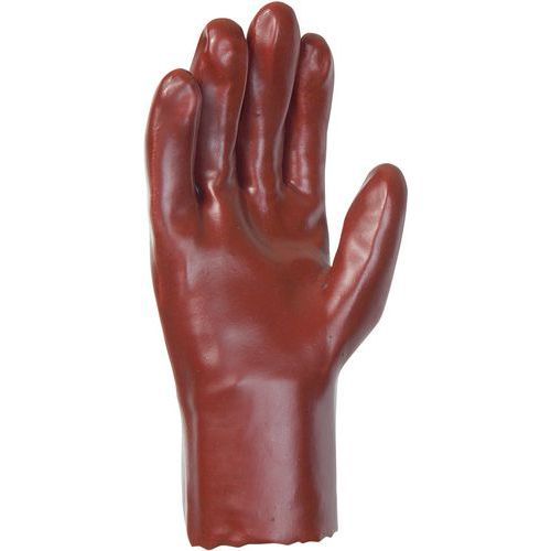 GANTS DE MANUTENTION À SIMPLE ENDUCTION EN PVC ROUGE TAILLE 10 - SINGER SAFETY
