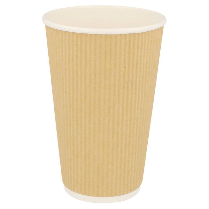 Gobelet boissons chaudes double paroi carton ondulé 48cl - par 500_0