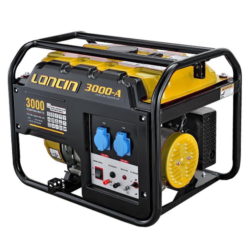 Groupe électrogène débruité monophasé 2,5 kVA LC 3000 A - Loncin essence - FRANCEPOWER - 00332_0