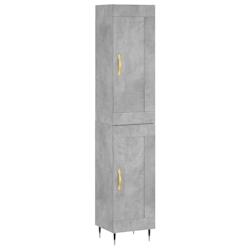 Helloshop26 - Buffet bahut commode armoire meuble de rangement organisateur cuisine salle de séjour salon haut 34,5 x 34 x 180 cm 02_0034329 - 300021_0