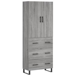 Helloshop26 - Buffet bahut commode armoire meuble de rangement organisateur cuisine salle de séjour salon haut sonoma 69,5 x 34 x 02_0035477 - 300021_0
