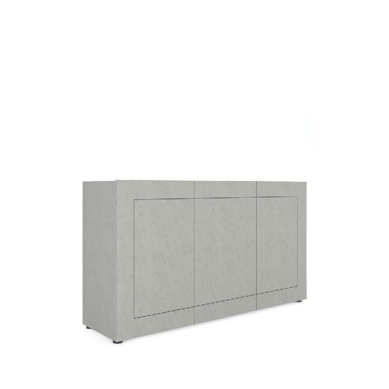Itamoby Buffet Elios Panneaux Écologiques L.150 P.40 H.83,5 cm 3 Portes Made in Italy FSC - gris VEMA3ANTELIOS-CH_0