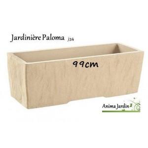 Jardinière en béton vibré, 99cm - 010034_0