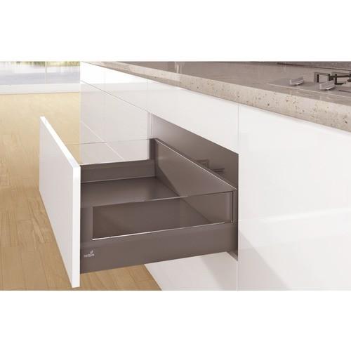 KIT TIROIR DESIGNSIDE ARCITECH-PROFIL H94MM-DOS H186MM-ANTHRACITE-L550MM HETTICH