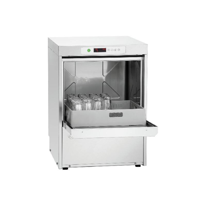 Lave-vaisselle PRO pro (L)500 x (P)500 mm avec pompe de vidange, sans adoucisseur, 6650 W, 400 V - TRI_0