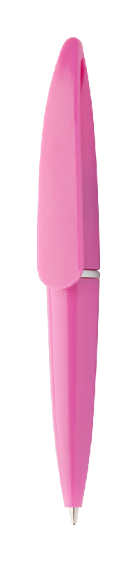 Mini stylo à bille - plastique - encre bleue - couleur fuchsia - 7g_0