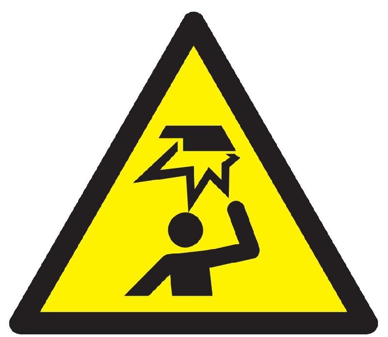 Panneaux adhésifs 100x100x100 mm dangers - ADPNT-TL02/DOJH_0