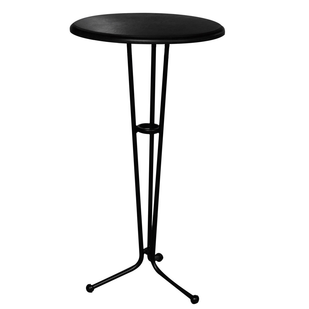 Piétement mange debout simple 1108-3 MDS - pour plateau Ø55 à Ø60 cm_0