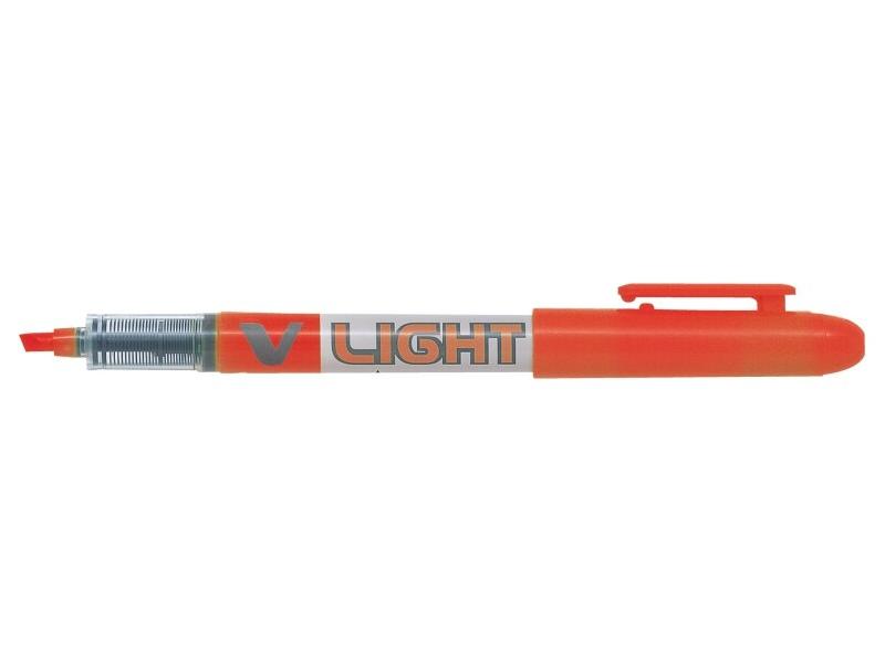 Pilot Surligneur de Poche Pointe Biseautée Encre Liquide Coloris Orange V-Light - 4902505086229_0