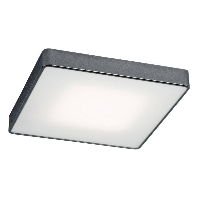 ARGON PLAFONNIER ORO EN ACIER ET VERRE, GRIS, 45CM
