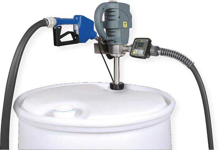 Pompe électrique Hornet W 85 H INOX pour AdBlue - 48 l/min - 230 V 50 Hz - enfoncement 1000 mm - vanne de prélèvement automatique TECALEMIT_0