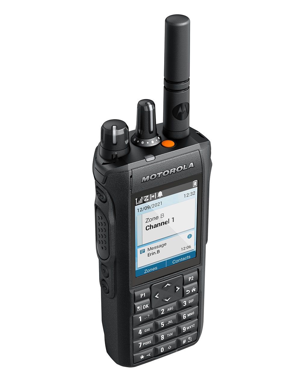 Portatif radio DMR Motorola R7 - Audio clair et robuste avec GPS, Bluetooth et Wi-Fi_0